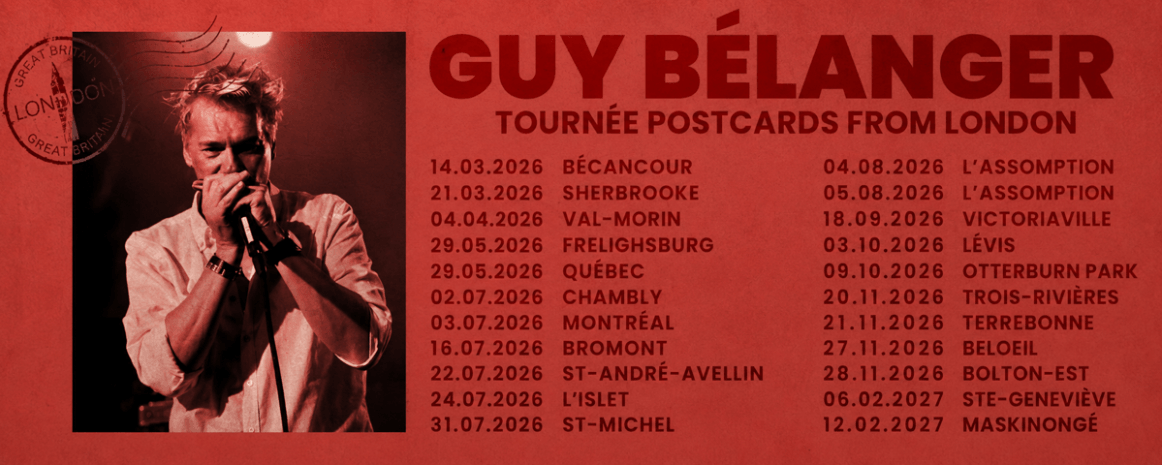Guy Bélanger / Tournée Québec 2025-2026