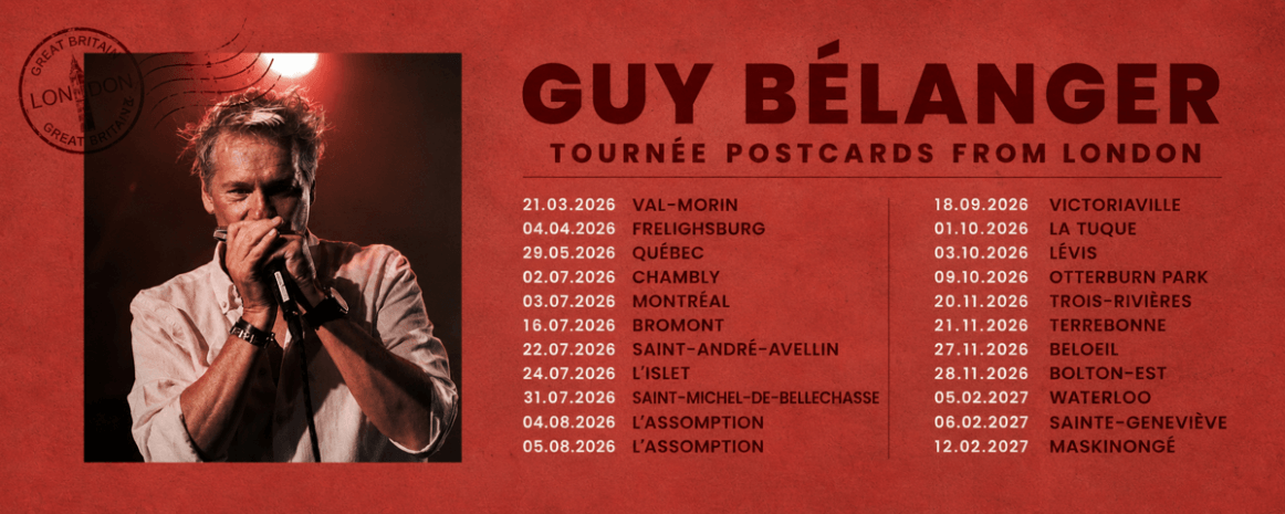 Guy Bélanger / Tournée Québec 2025-2026