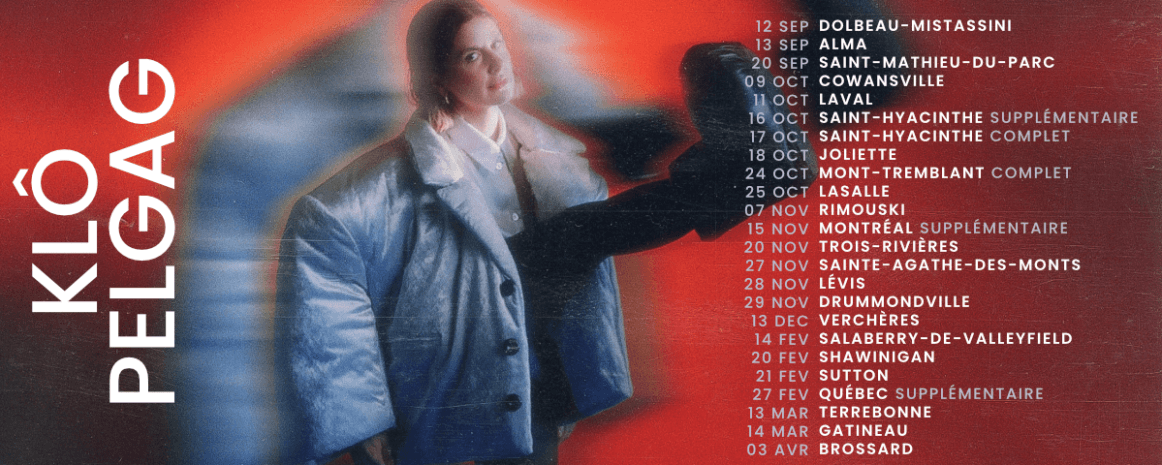 Klô Pelgag / Tournée Québec / 2025-2026