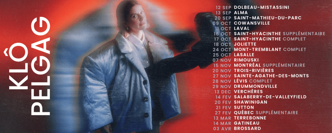 Klô Pelgag / Tournée Québec / 2025-2026