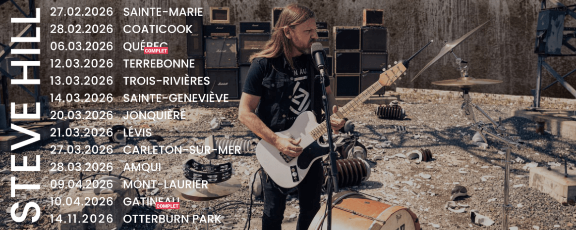 Steve Hill / Tournée Québec / 2026