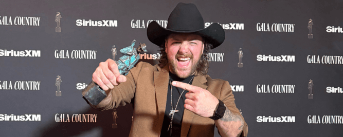 Matt Lang remporte deux nouveaux Willie au Gala Country 2024